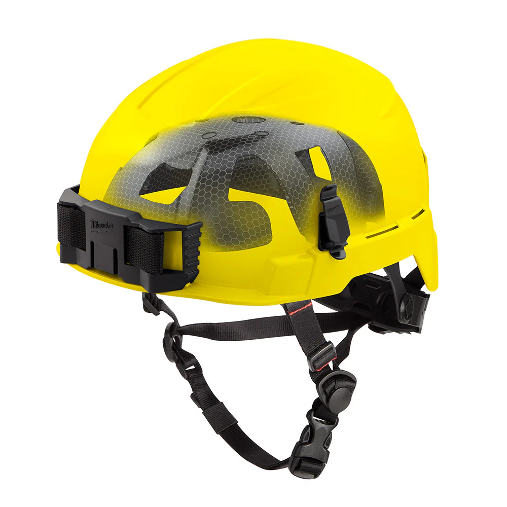 Milwaukee 48-73-1353 BOLT Yellow Safety Helmet with IMPACT ARMOR Liner (USA) - Type 2, Class E - Mactool Shop