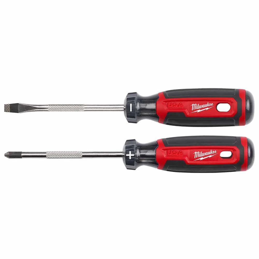 Milwaukee MT200-2 2PC Cushion Grip Screwdriver Set (USA) - Mactool Shop