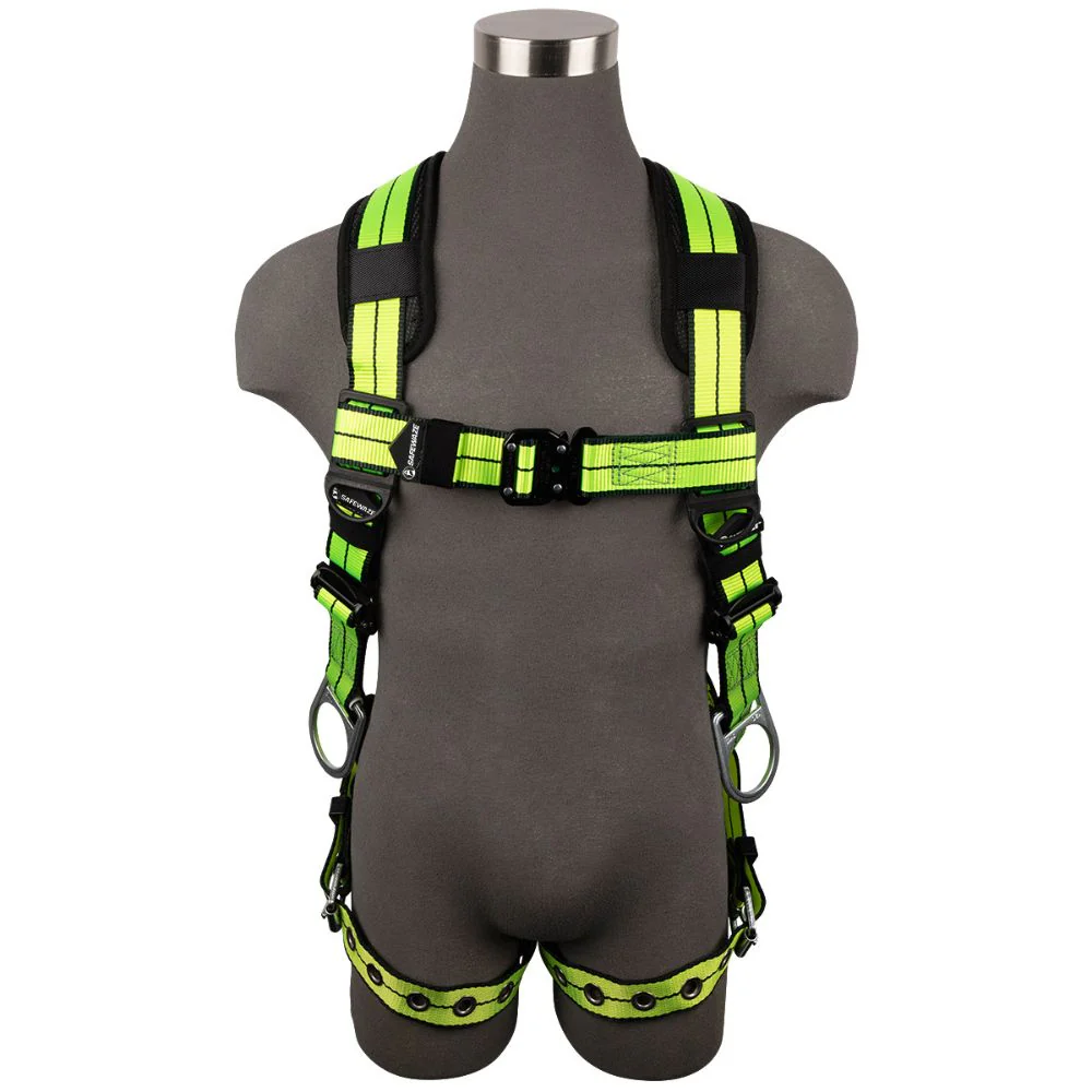 Safewaze FS-FLEX285-3X PRO+ Full Body Harness: 3D, QC Chest, TB Legs, 3X - Mactool Shop