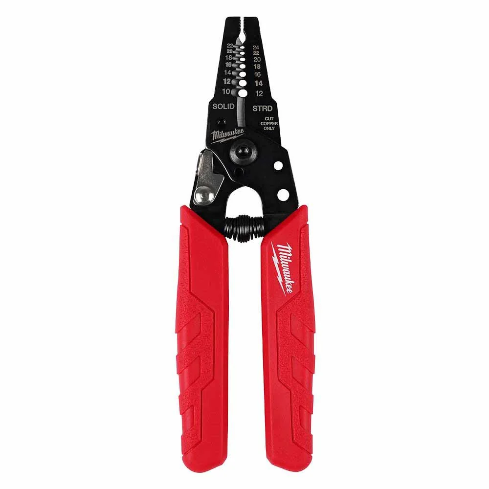 Milwaukee 48-22-3044 10-24 AWG Compact Comfort Grip Wire Stripper & Cutter - Mactool Shop