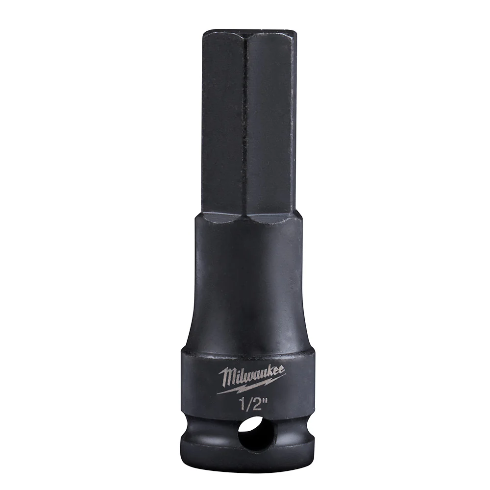 Milwaukee 49-66-5154 SHOCKWAVE™ Lineman's 3/8 in. Drive 1/2 in. Hex Bit Socket - Mactool Shop