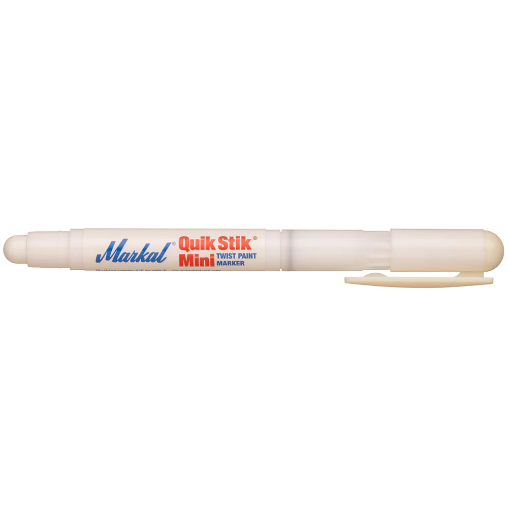Markal 61126 White Quik Stik Mini Twist Paint Marker, Pack of 12 - Mactool Shop