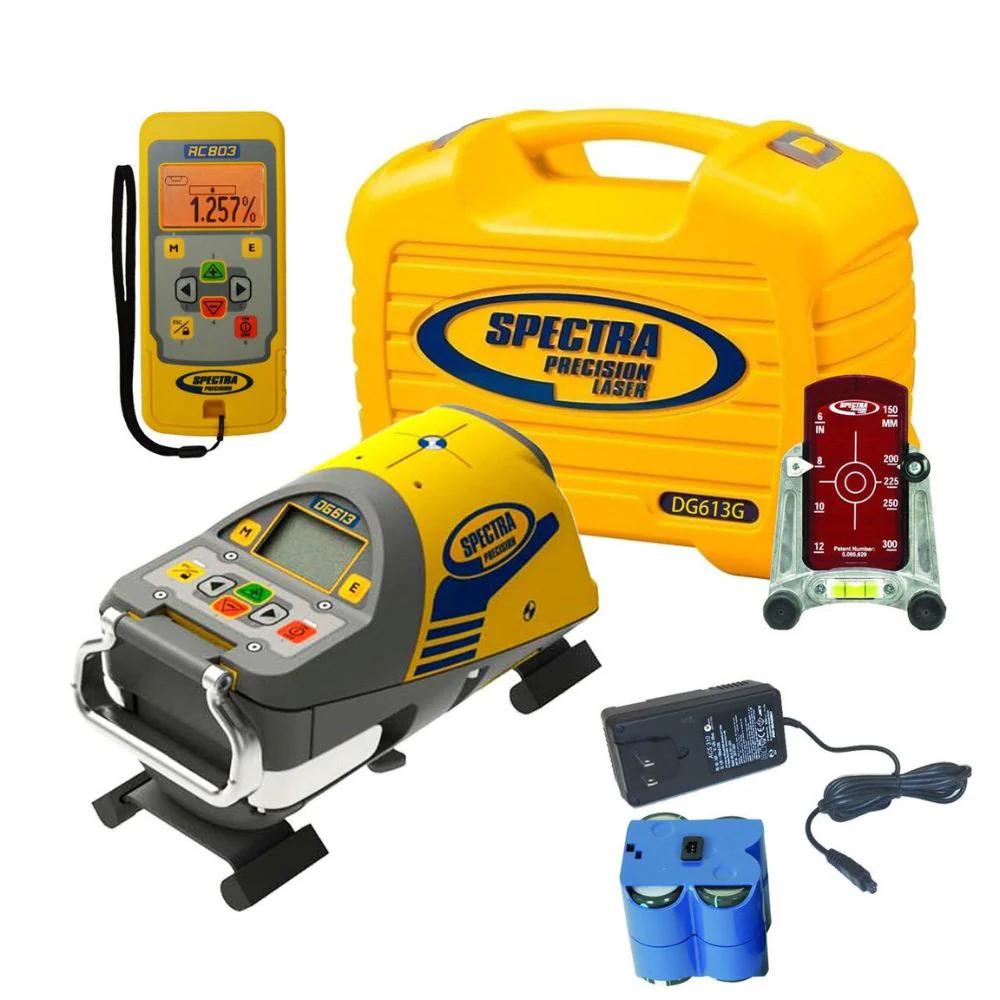 Spectra DG613G Dialgrade Pipe Laser, 8