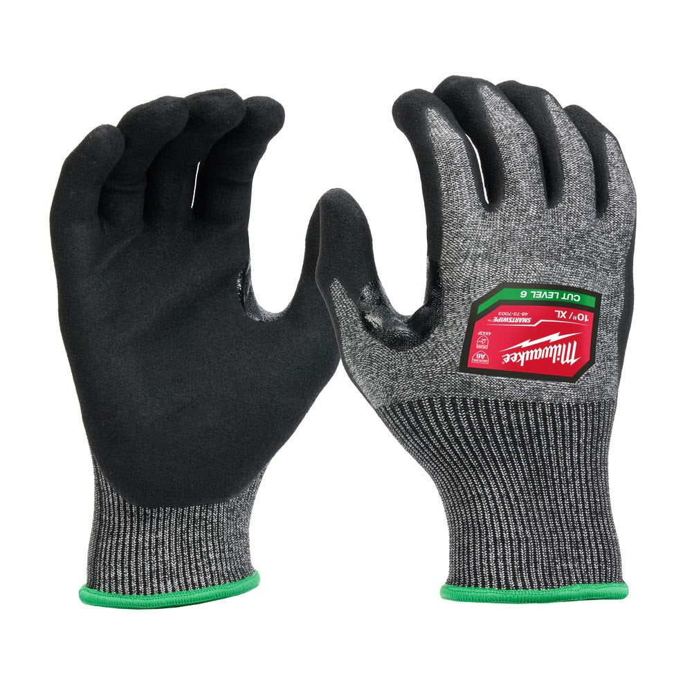 Milwaukee 48-73-7003B 12 Pair Cut Level 6 High-Dexterity Nitrile Dipped Gloves - XL - Mactool Shop