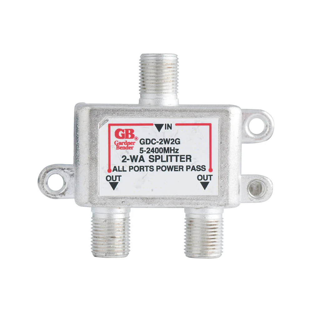 Gardner Bender GDC-2W2G Splitter Satellite/Digital TV 5MHz-2.3GHz 2-Way - Mactool Shop