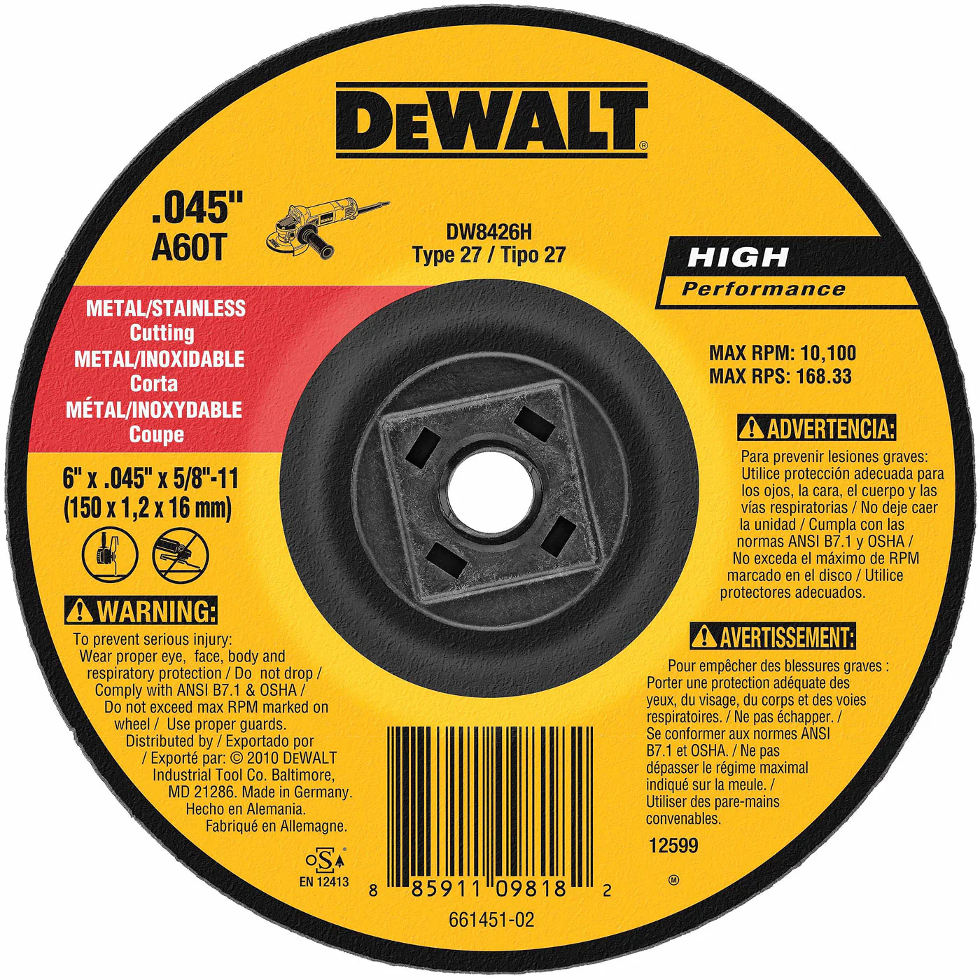 DeWalt DW8426H 6