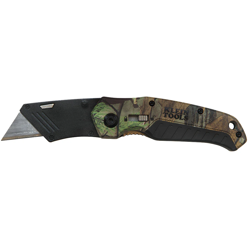 Klein 44135 Folding Utility Knife Camo Assisted-Open - Mactool Shop