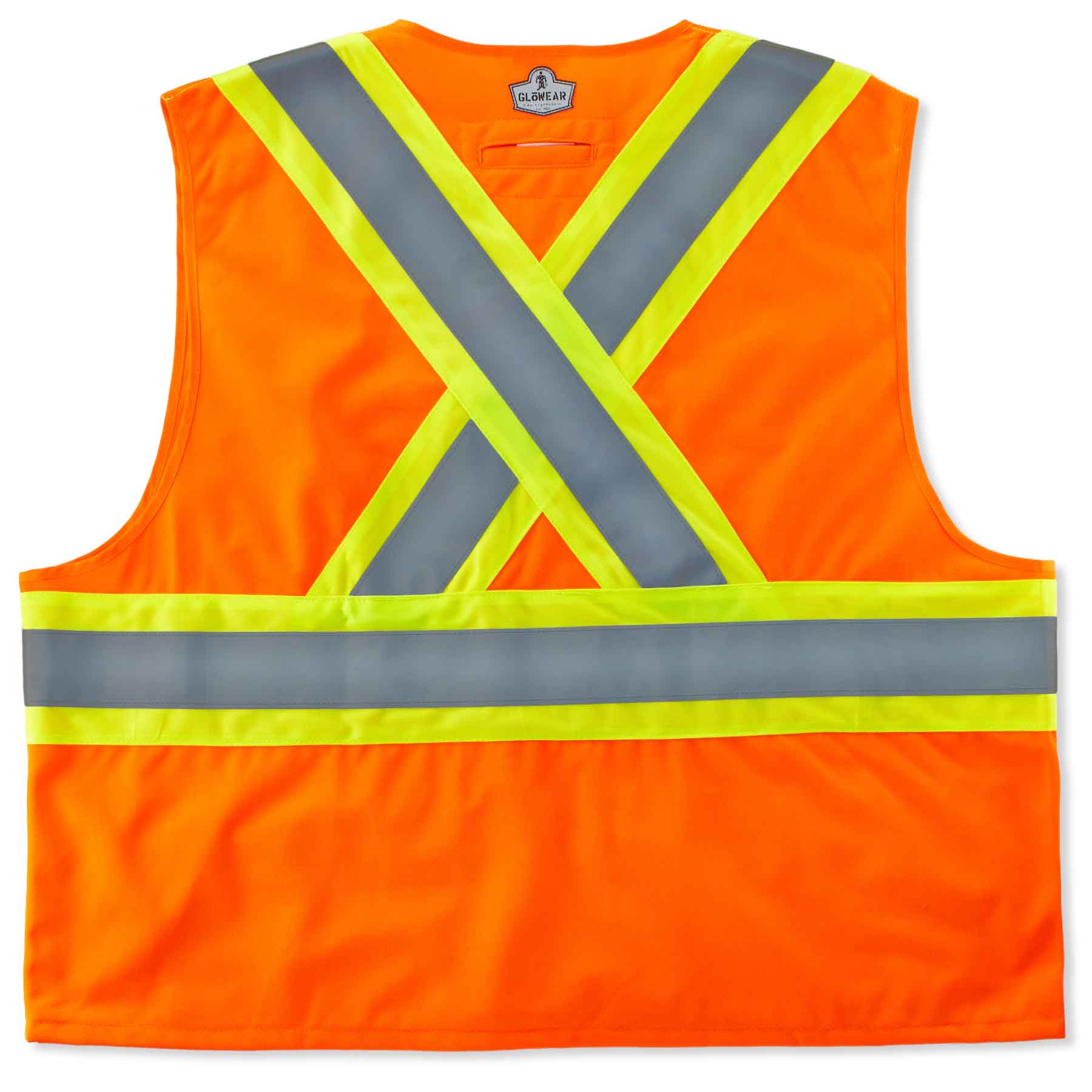 Ergodyne 26185 GloWear 8235ZX Type R Class 2 Two-Tone X-Back Vest, Large/XL, HV Orange - Mactool Shop