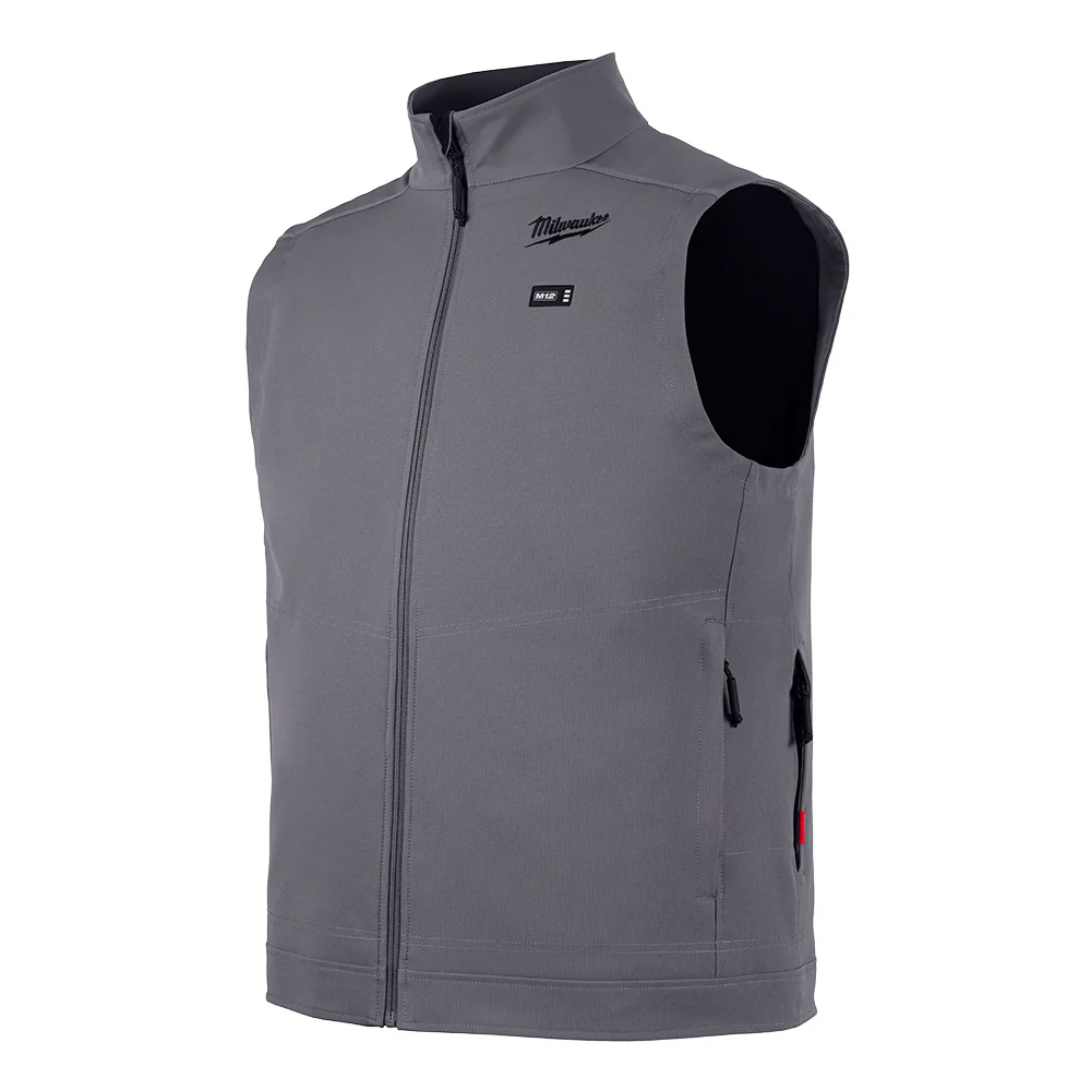 Milwaukee 304G-20 M12 Heated TOUGHSHELL Vest Gray (Vest Only) - Mactool Shop