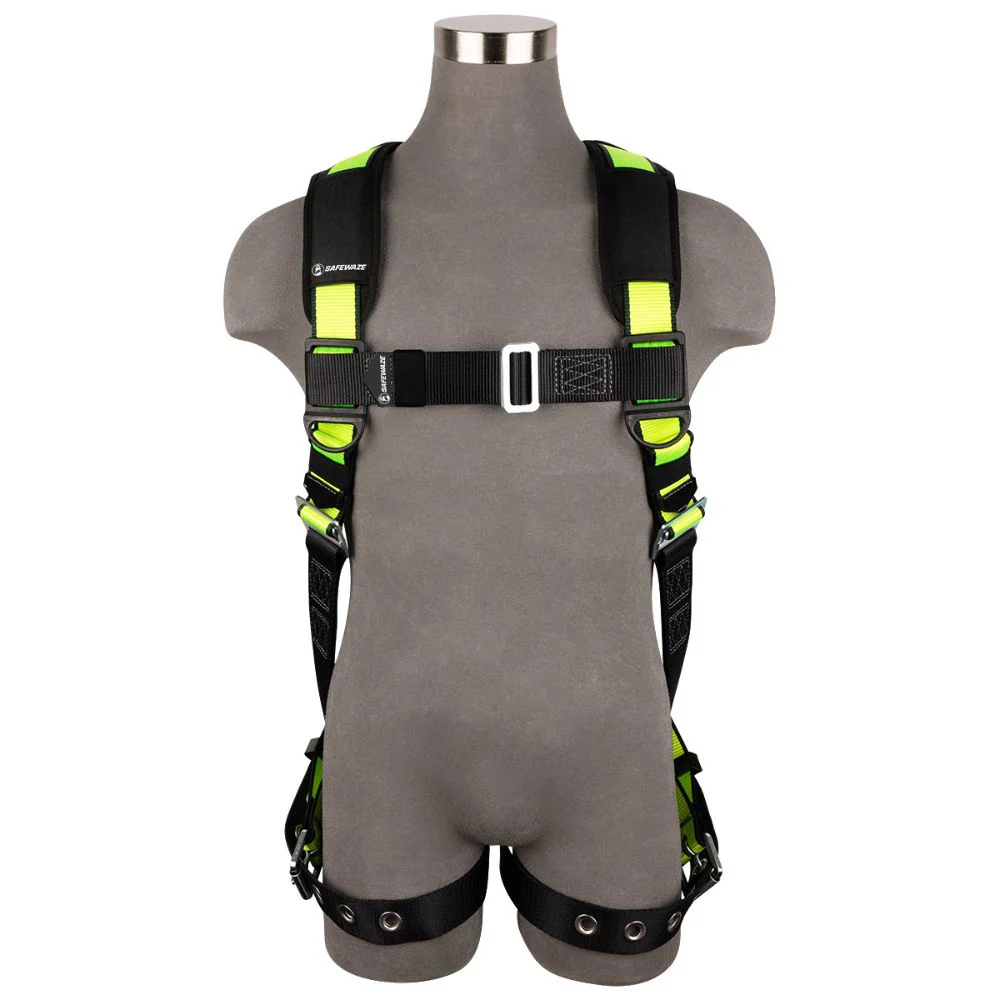 Safewaze FS185DL-3X PRO Full Body Harness: 1D, Dorsal Link, MB Chest, TB Legs, 3X - Mactool Shop