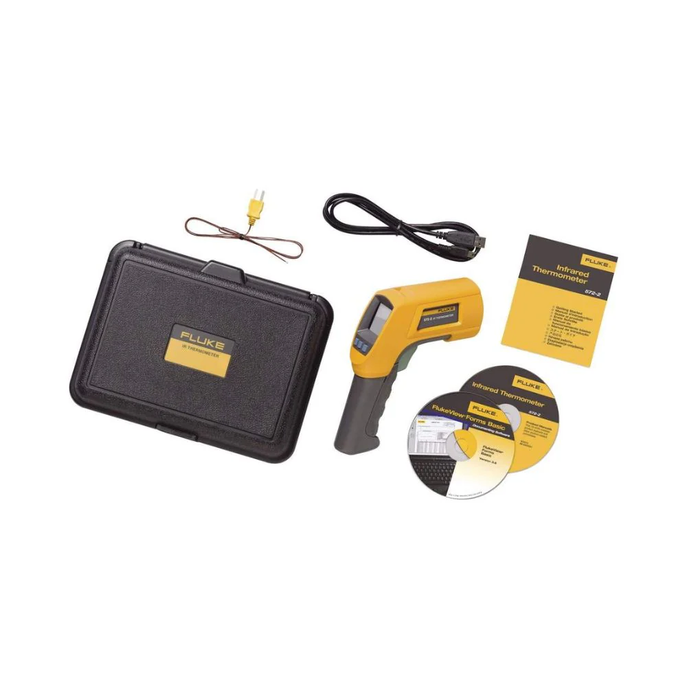Fluke 572-2 Infrared Contact Thermometer, -22-1652°F Range, 60:1 Ratio - Mactool Shop