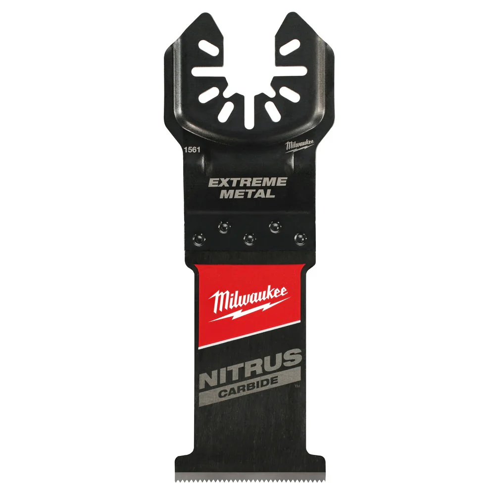 Milwaukee 49-25-1565 NITRUS CARBIDE Extreme Metal Universal Fit OPEN-LOK Multi-Tool Blade 5PK - Mactool Shop