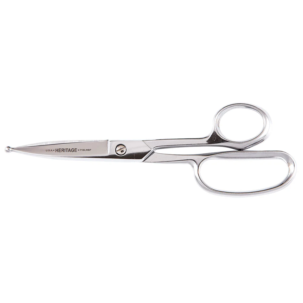 Klein 718LRBP Heavy Duty Shear Large Ring, Ball Tips, 9-1/8