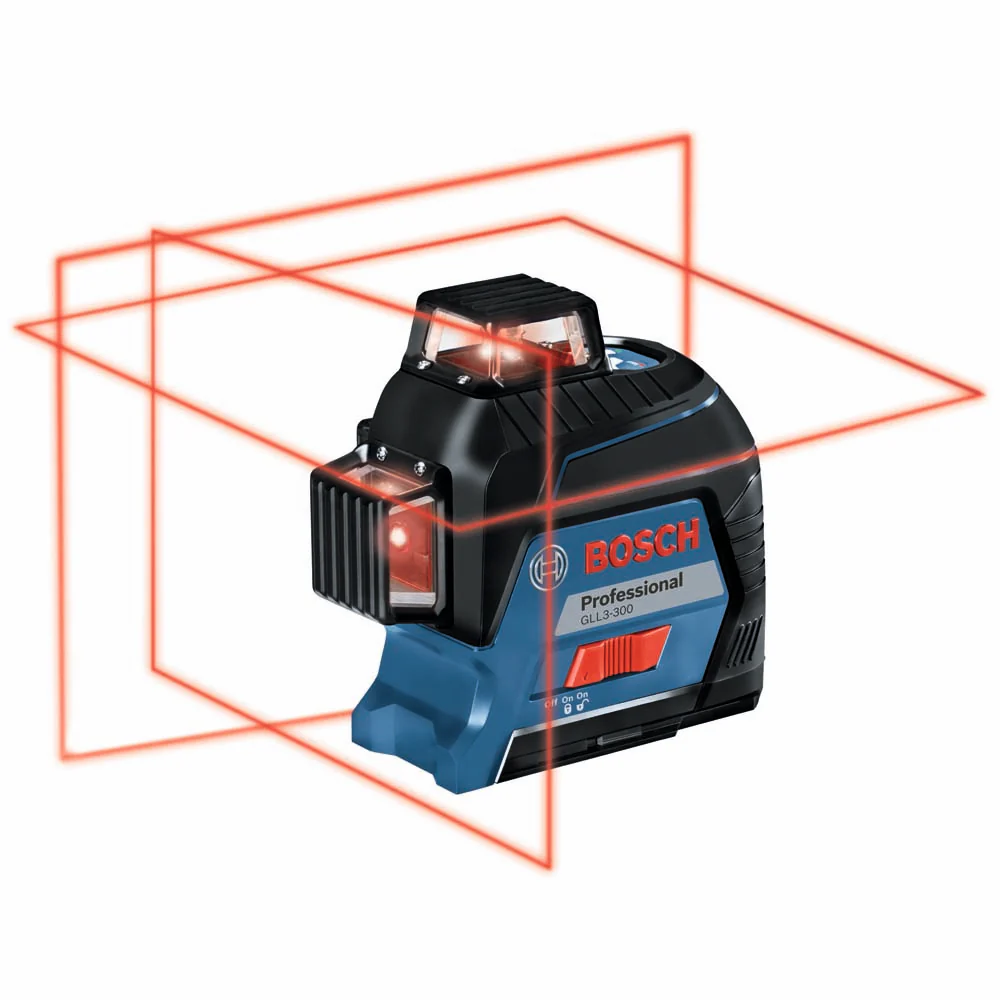 Bosch GLL3-300 360? Three-Plane Leveling and Alignment-Line Laser - Mactool Shop