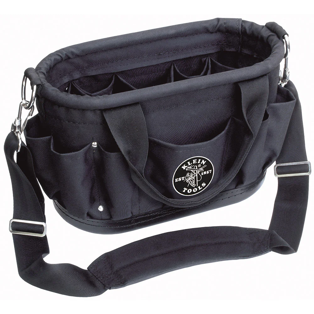 Klein 58888 12 Pocket Tool Tote with Shoulder Strap - Mactool Shop