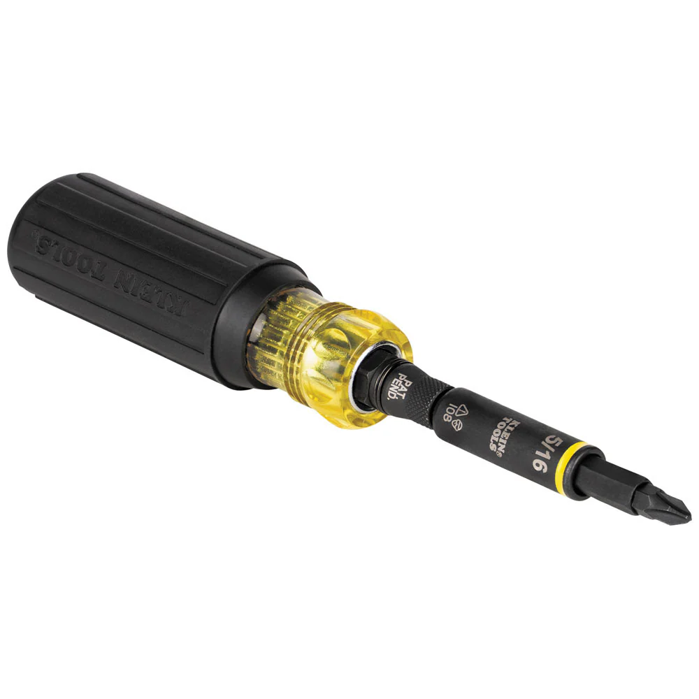 Klein 32500HD Impact Rated Multi-Bit Screwdriver / Nut Driver, 11-in-1 - Mactool Shop