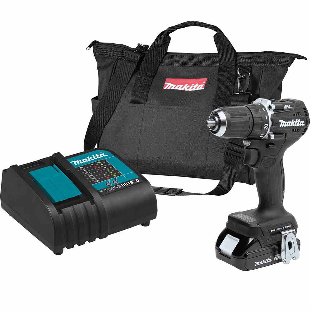 Makita XFD15SY1B 18V LXT Lithium‑Ion Sub‑Compact Brushless Cordless 1/2