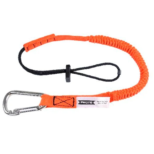 Proto JLAN15LBSSCAR Elastic Lanyard with Stainless Steel Carabiner - 15 lb. - Mactool Shop