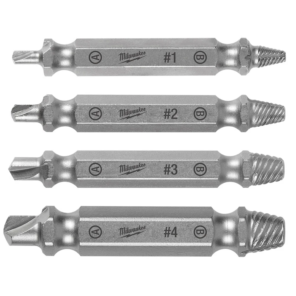 Milwaukee 49-57-9001 M2 Steel Screw Extractor Set 4PC - Mactool Shop
