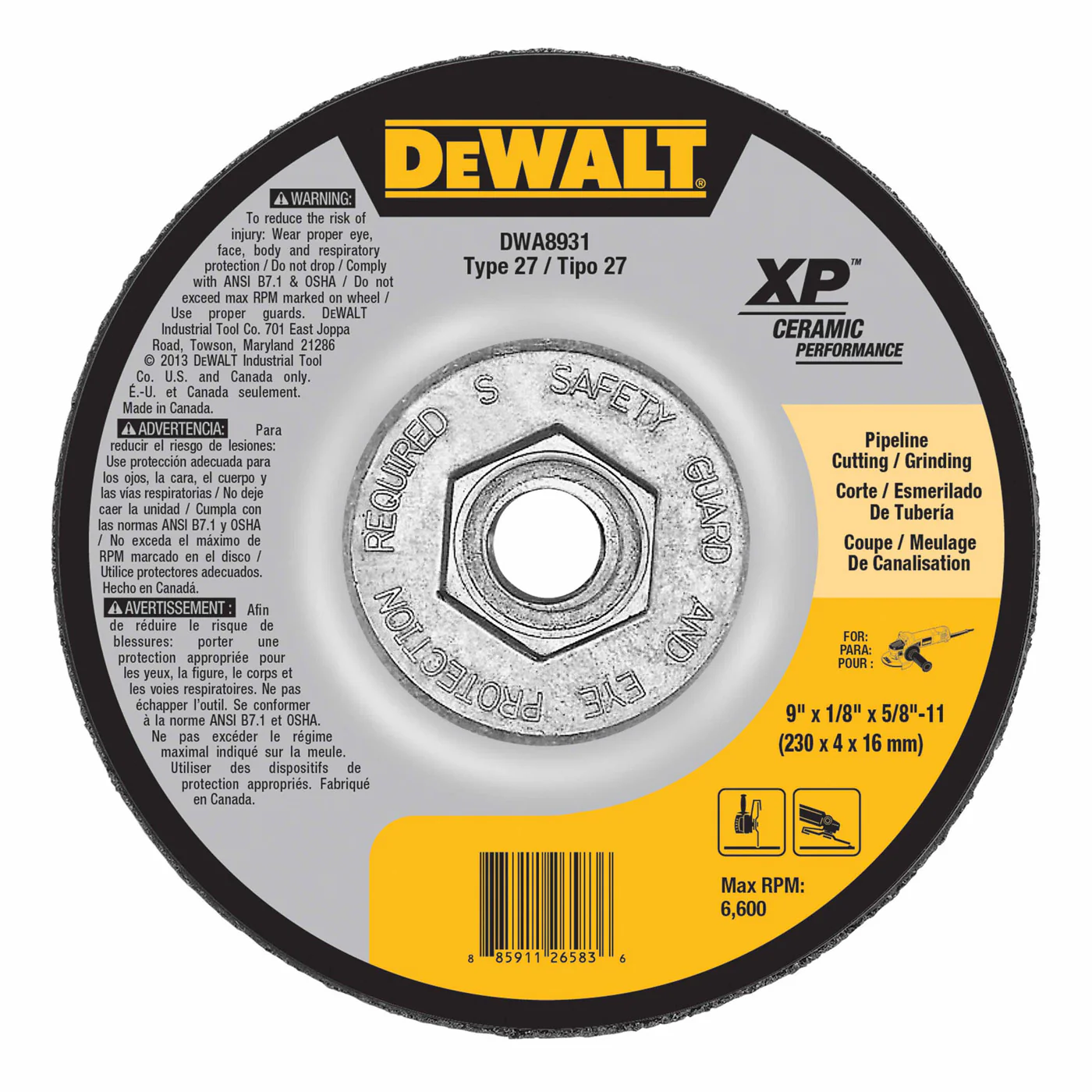 DeWalt DWA8931 9