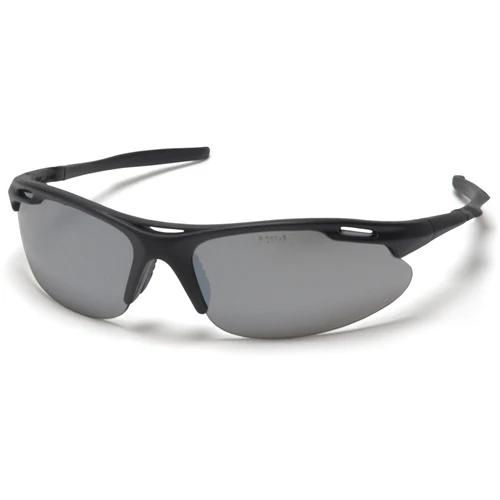 Pyramex SB4570D Avante Eyewear Silver Mirror Lens with Black Frame - Mactool Shop