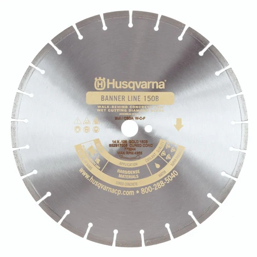 Husqvarna 542751019 Banner Gold 150B (14 x .110 x 1 DP) Hard-Crit Hard Agg Blade - Mactool Shop