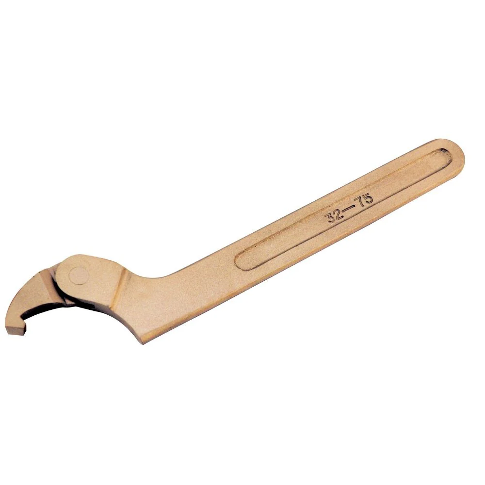 CS Unitec Ex208S-50/120A Aluminum Bronze Non-Sparking, Low-Magnetism, Corrosion Resistant Spanner Adjustable Wrench 2