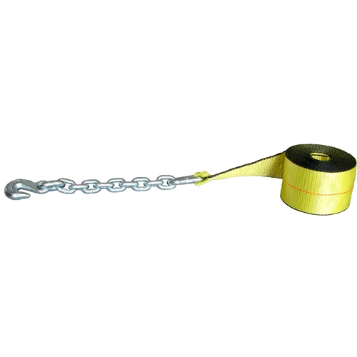 Lift All TE61215 Tuff-Edge Winch Strap with Chain Anchor, 3