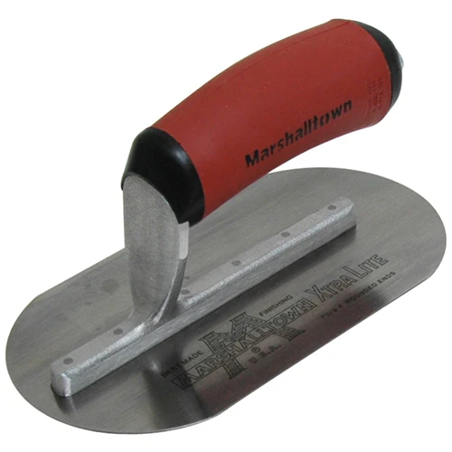 MarshallTown MXS754FD 14250 - 7 1/2 X 4 Fully Rounded Wall Form Trowel-DuraSoft Handle - Mactool Shop