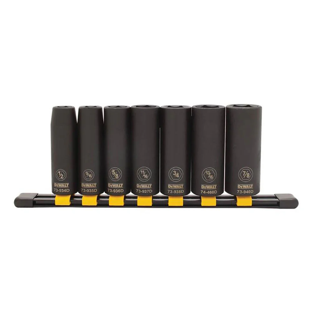 DeWalt DWMT74448OSP 7 Piece SAE Deep Impact Socket Set - Mactool Shop