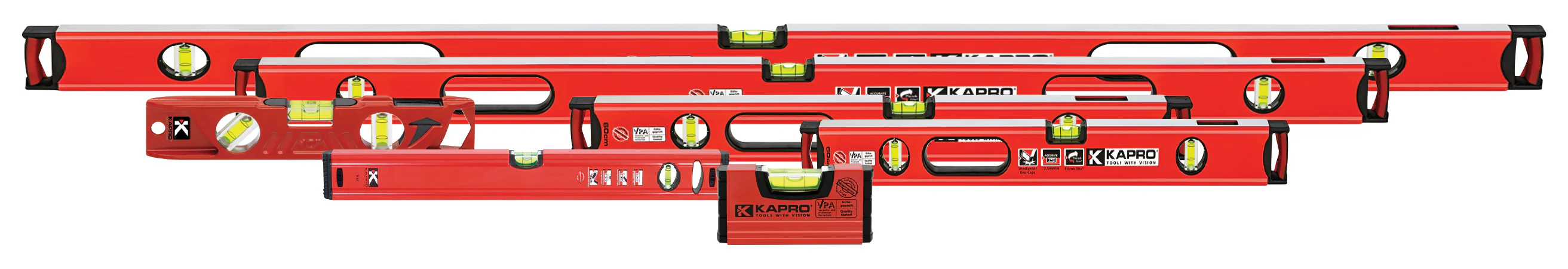 U.S. TAPE CO. 985M-78-BXS Kapro 7pc. Mag. Apollo boxed Master Set - Mactool Shop
