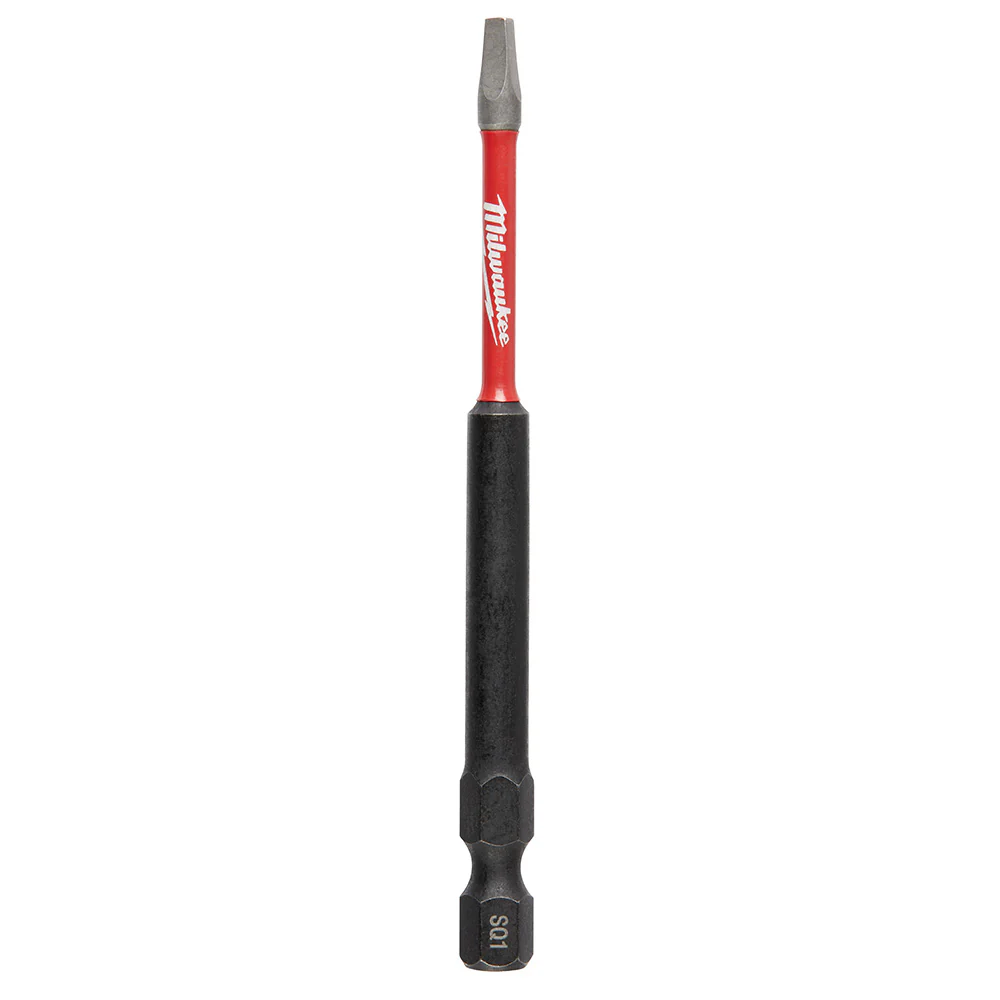 Milwaukee 48-32-4194 SHOCKWAVE™ 3-1/2 in. Impact Square Recess #1 Power Bits (25 Pack) - Mactool Shop