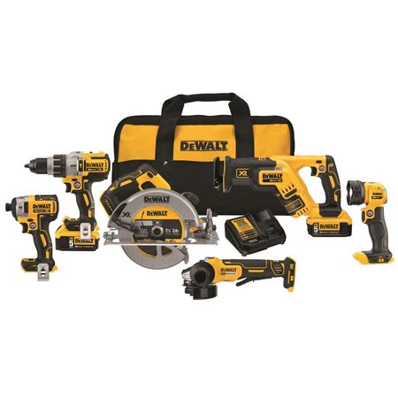 DeWalt DCK695P2 20V MAX XR Li-Ion 6-Tool Combo Kit - Mactool Shop
