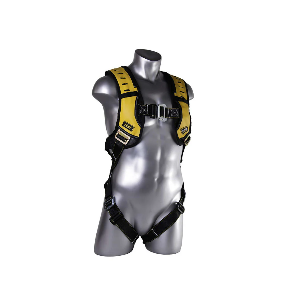 Guardian 181060 Basic HUV Premium Edge Harness SM, Yellow-Black With Pass-Thru Chest And Legs - Mactool Shop
