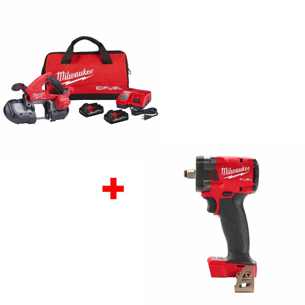 Milwaukee 2829-22 M18 FUEL Band Saw Kit w/ FREE 2855-20 M18 1/2