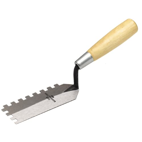 MarshallTown 52SN 11200 - 5 X 2 Square Notched Margin Trowel 1/4 SQ - Mactool Shop