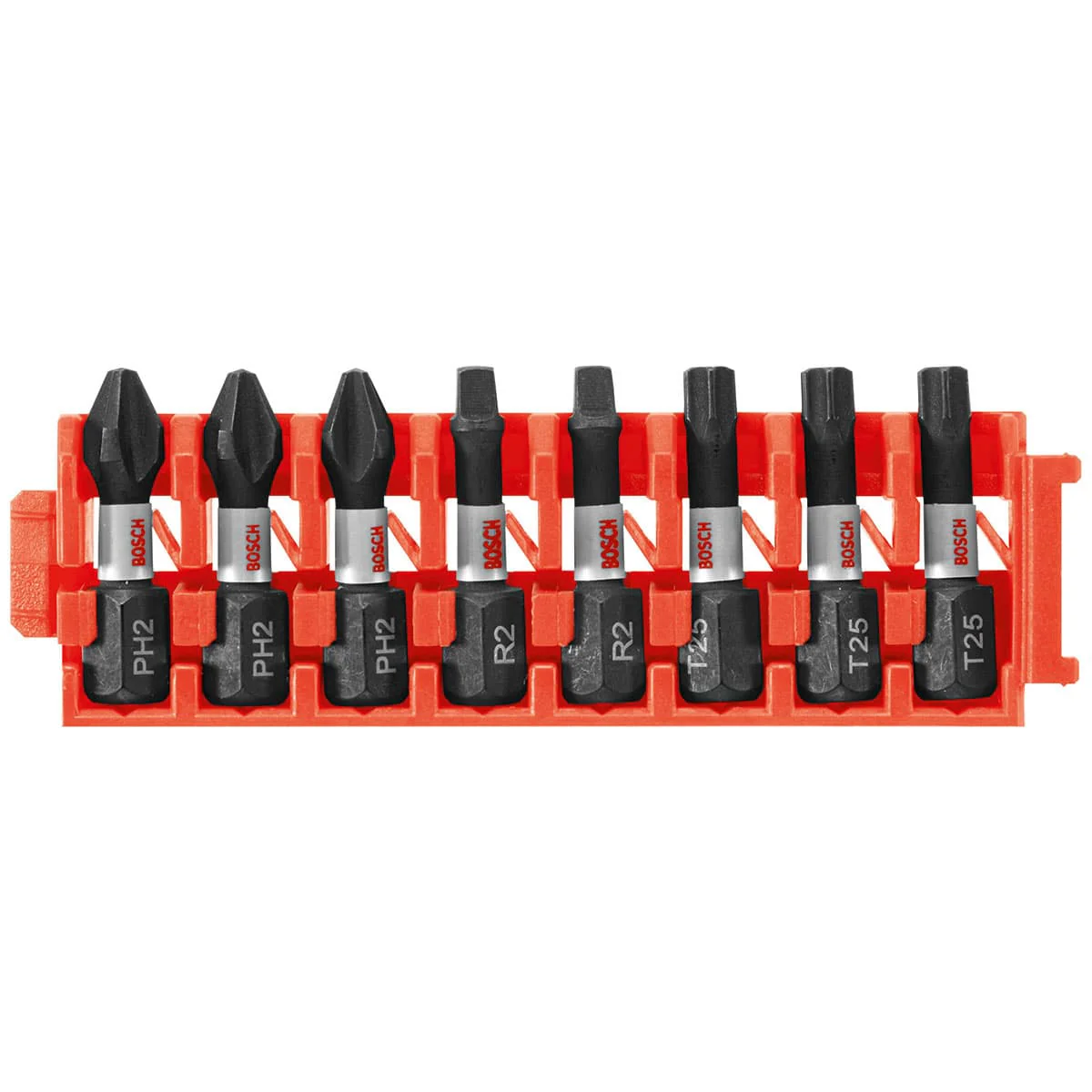 Bosch CCSV108 8-Pc Impact Tough Phillips, Square and Torx 1