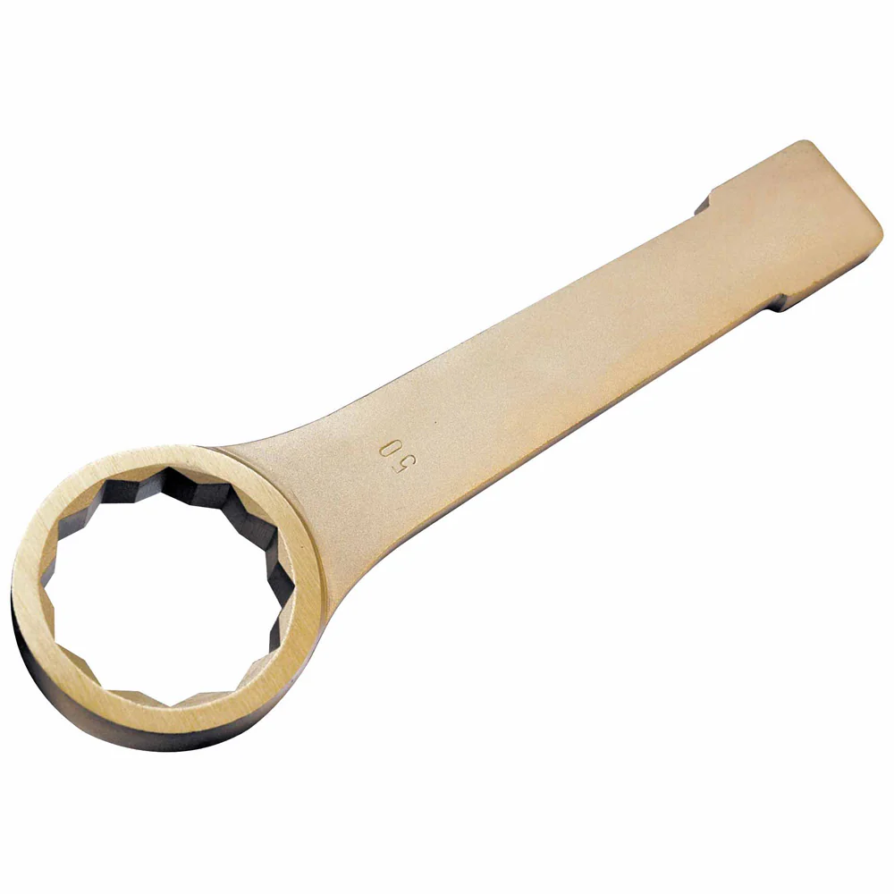 CS Unitec Ex201-58B Copper Beryllium Non-Sparking, Non-Magnetic, Corrosion Resistant 12 Point Single Box End Wrench 58 mm - Mactool Shop
