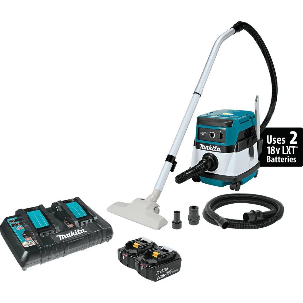 Makita XCV04PT 18V X2 LXT HEPA Filter Dry Dust Extractor/Vacuum Kit - Mactool Shop