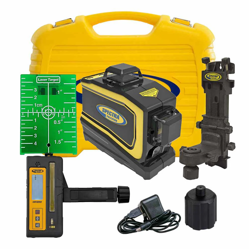 Spectra LT58G-2 Green Ceiling Laser Tool with 2 Green Vertical Beams, HR1220 - Mactool Shop