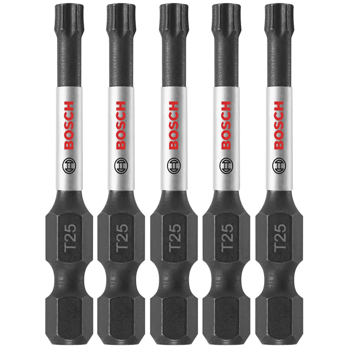 Bosch ITT25205 5 pc. Impact Tough 2 In. Torx #25 Power Bits - Mactool Shop