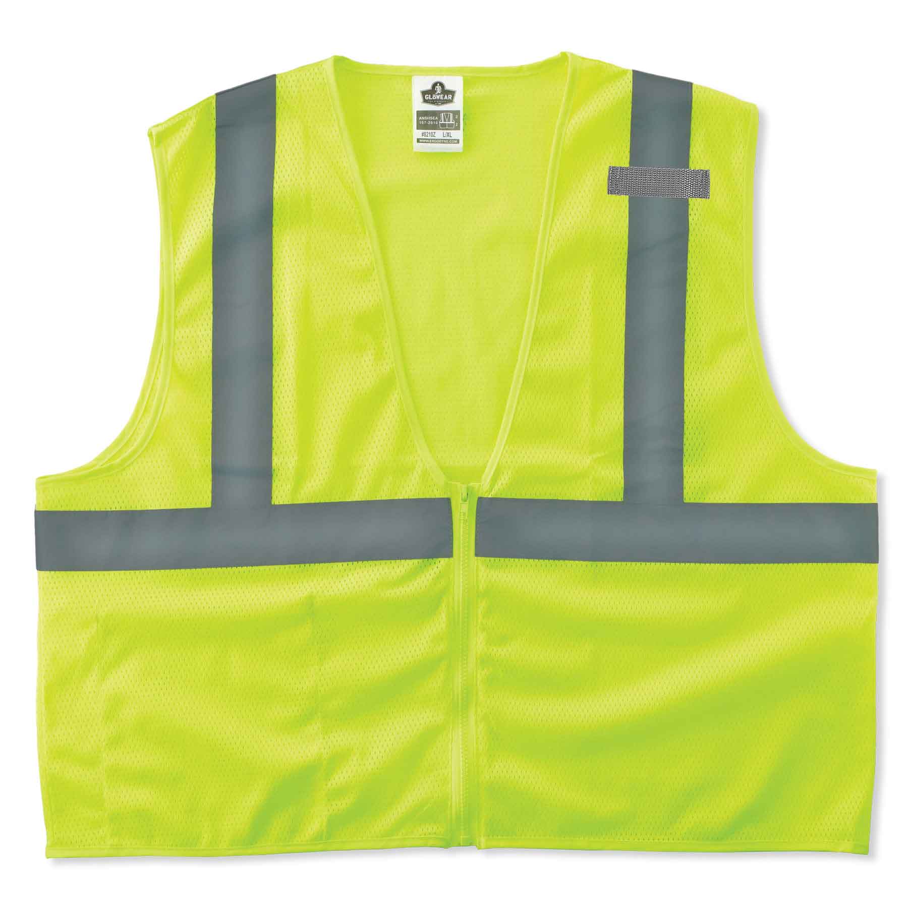 Ergodyne 21053 GloWear 8210Z Type R Class 2 Economy Mesh Vest, Small/Medium, HV Lime - Mactool Shop