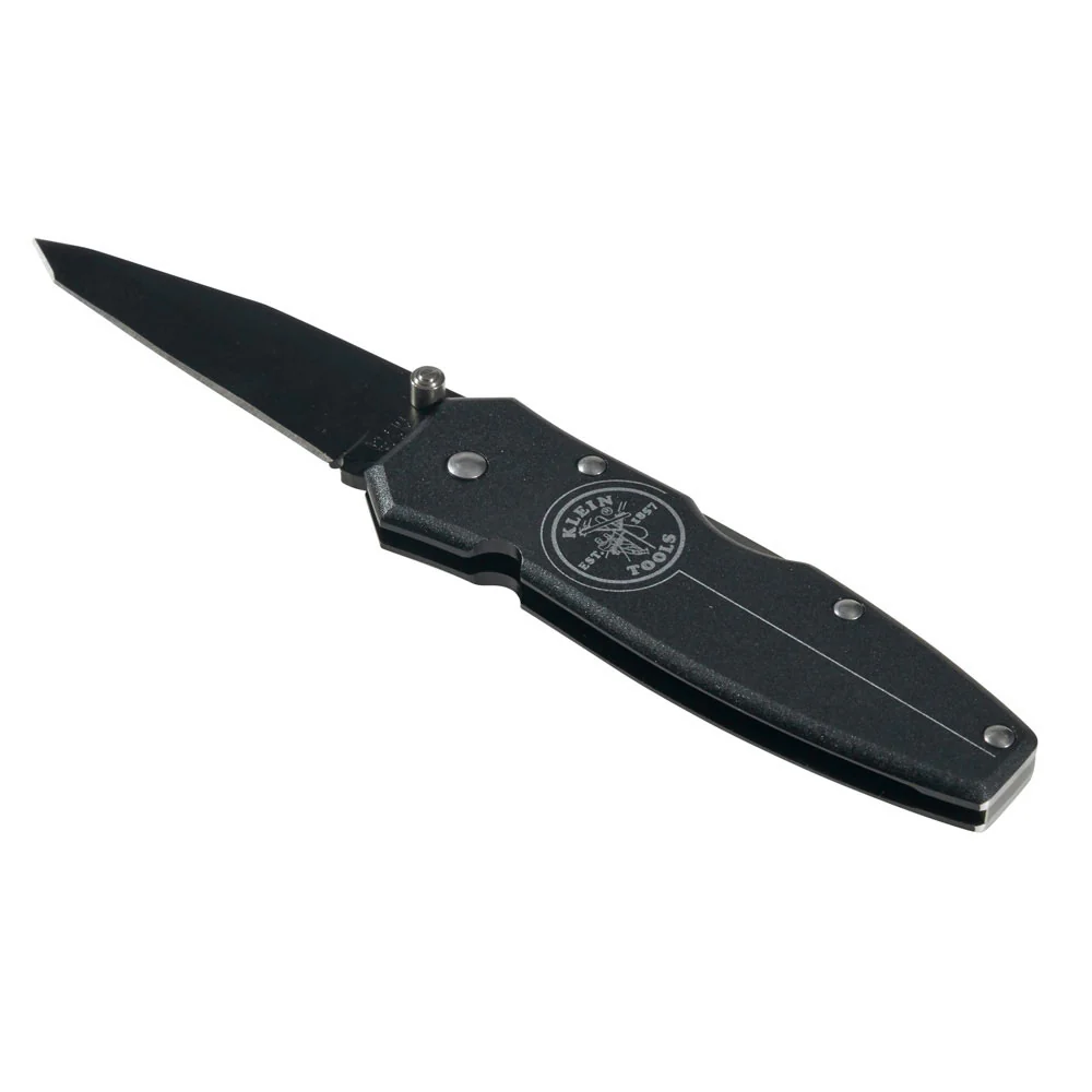 Klein Tools 44052BLK Tanto Lockback Knife 2-1/2