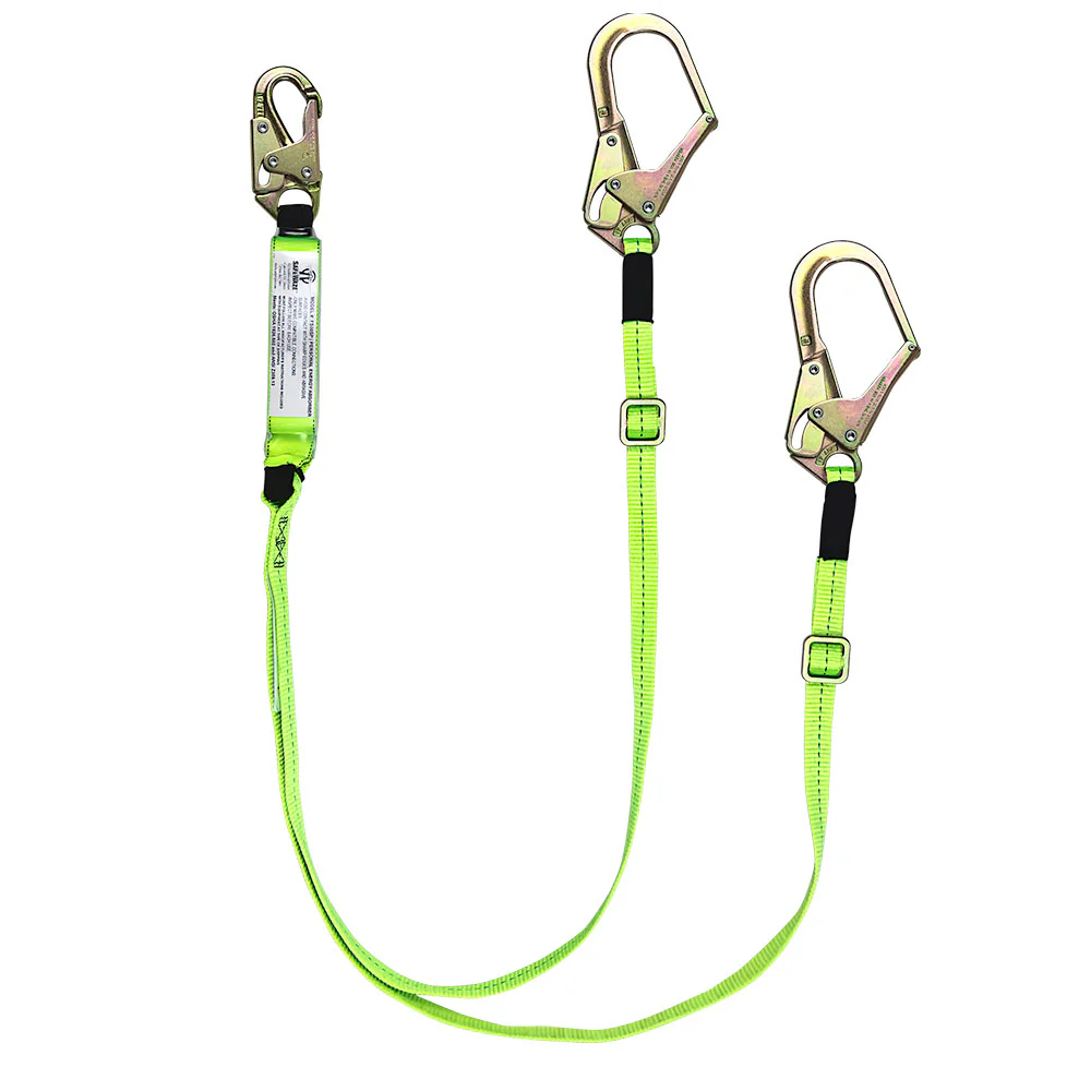 Safewaze FS566-AJ 4'-6' Adjustable Lanyard With Rebar Hooks - Mactool Shop