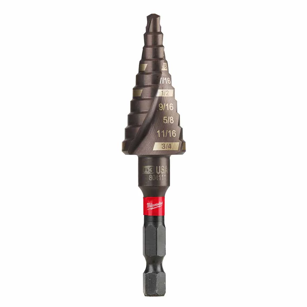 Milwaukee 48-89-9243 SHOCKWAVE Impact Duty Step Bit #3 3/16 - 3/4