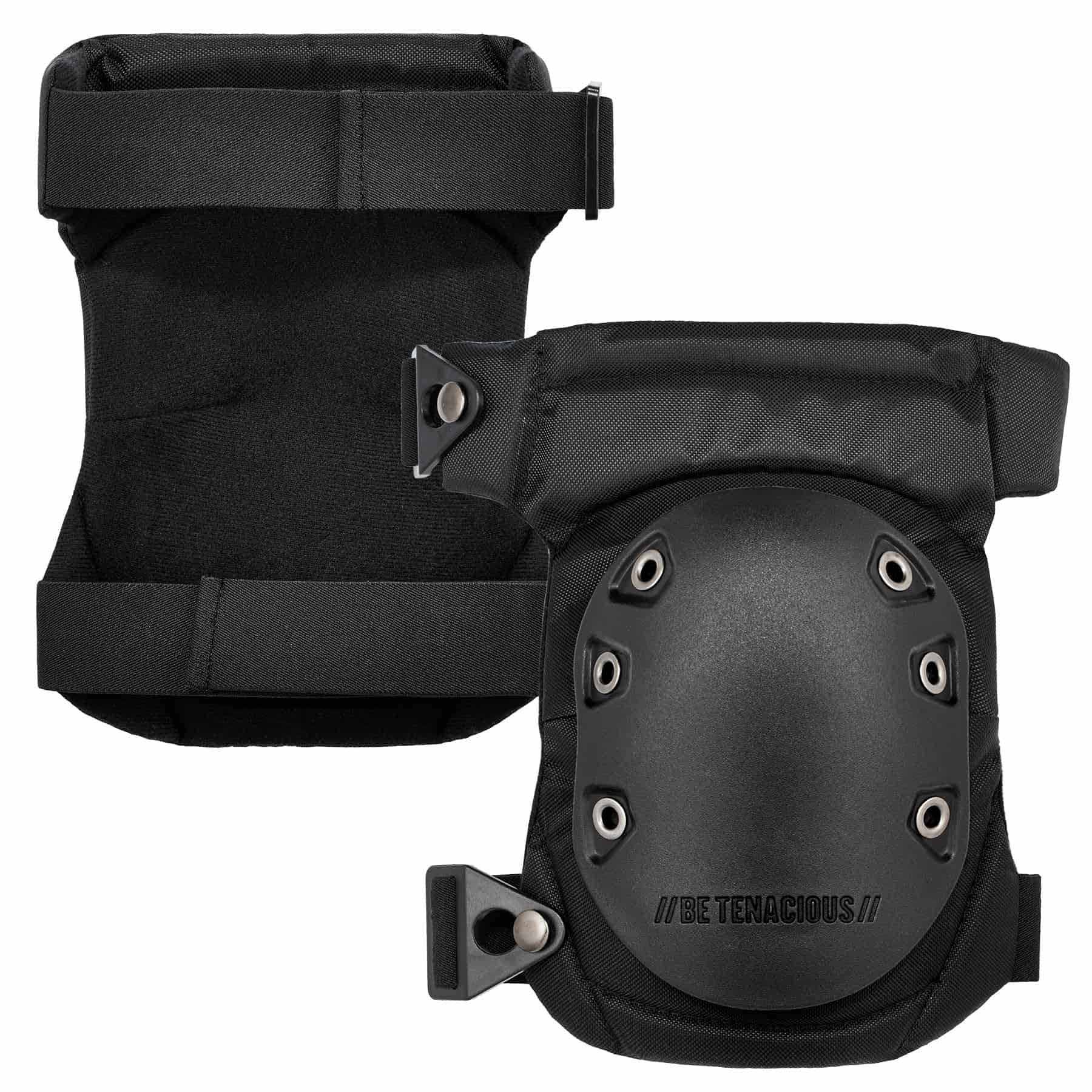 Ergodyne 18435 435 Black Cap Hinged Gel Knee Pad Buckles - Hard Cap - Mactool Shop
