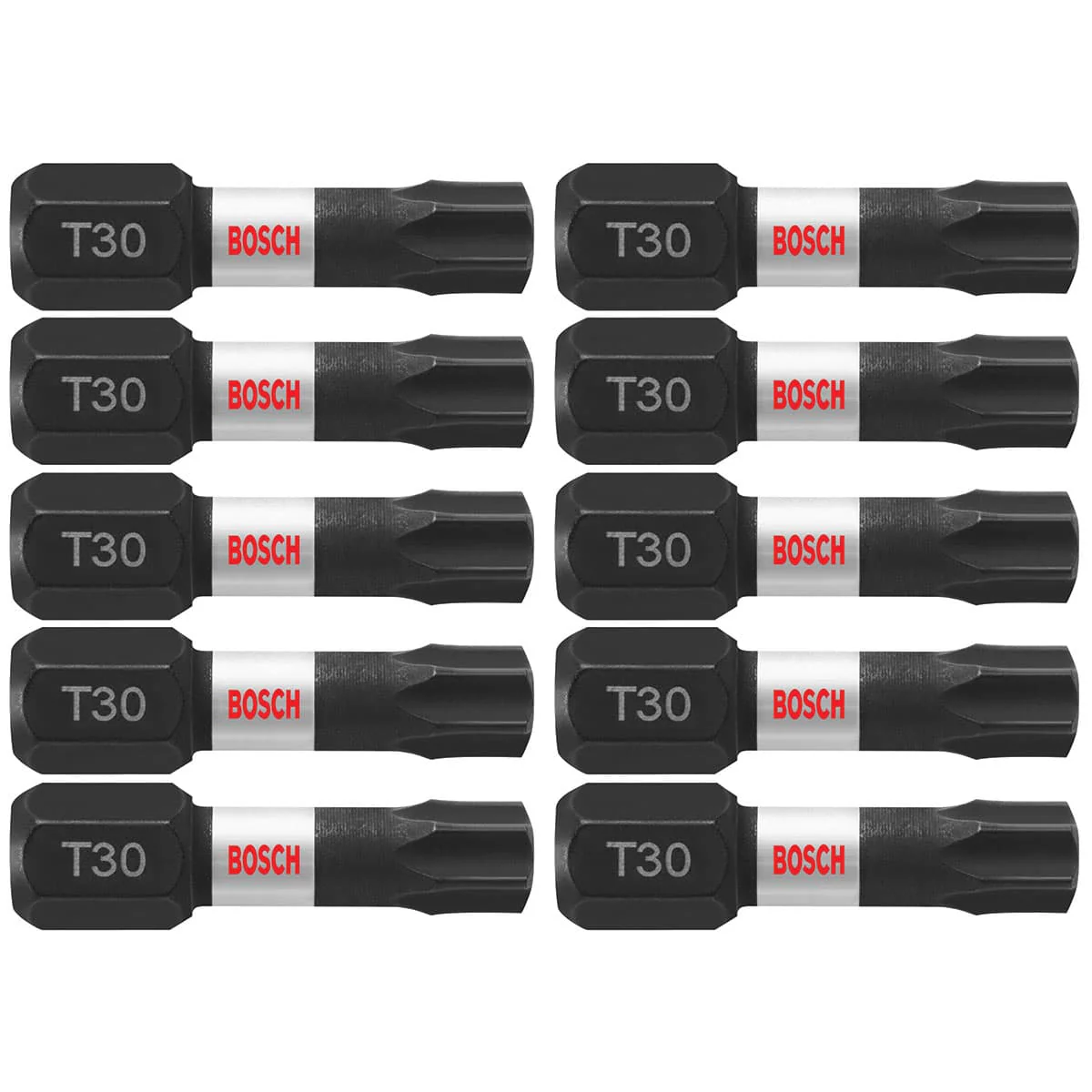 Bosch ITT301B 10 pc. Impact Tough 1 In. Torx #30 Insert Bits (Bulk Pack) - Mactool Shop