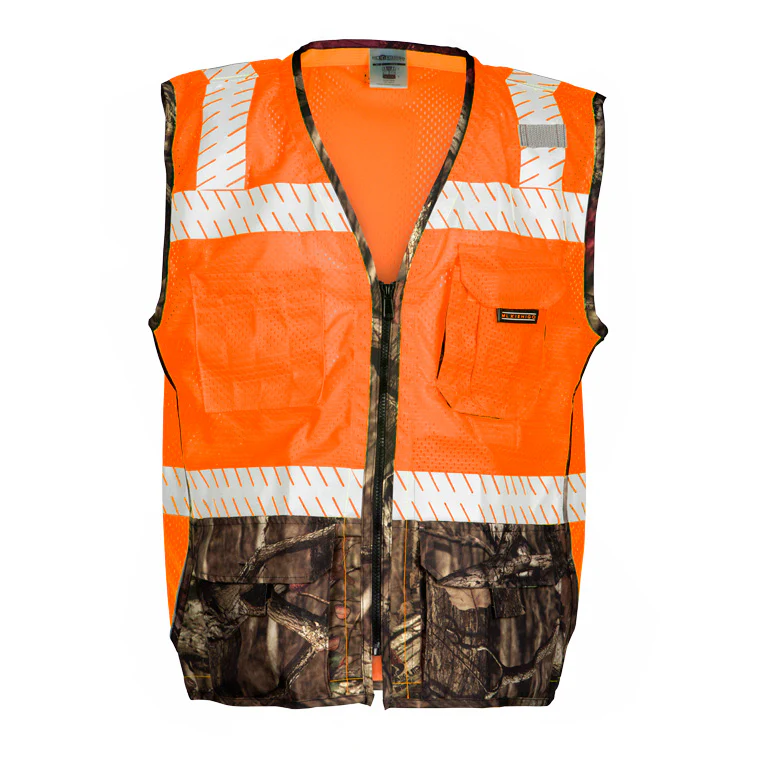 ML Kishigo 1524-L L Orange Premium Brilliant Series Heavy Duty Vest - Mactool Shop