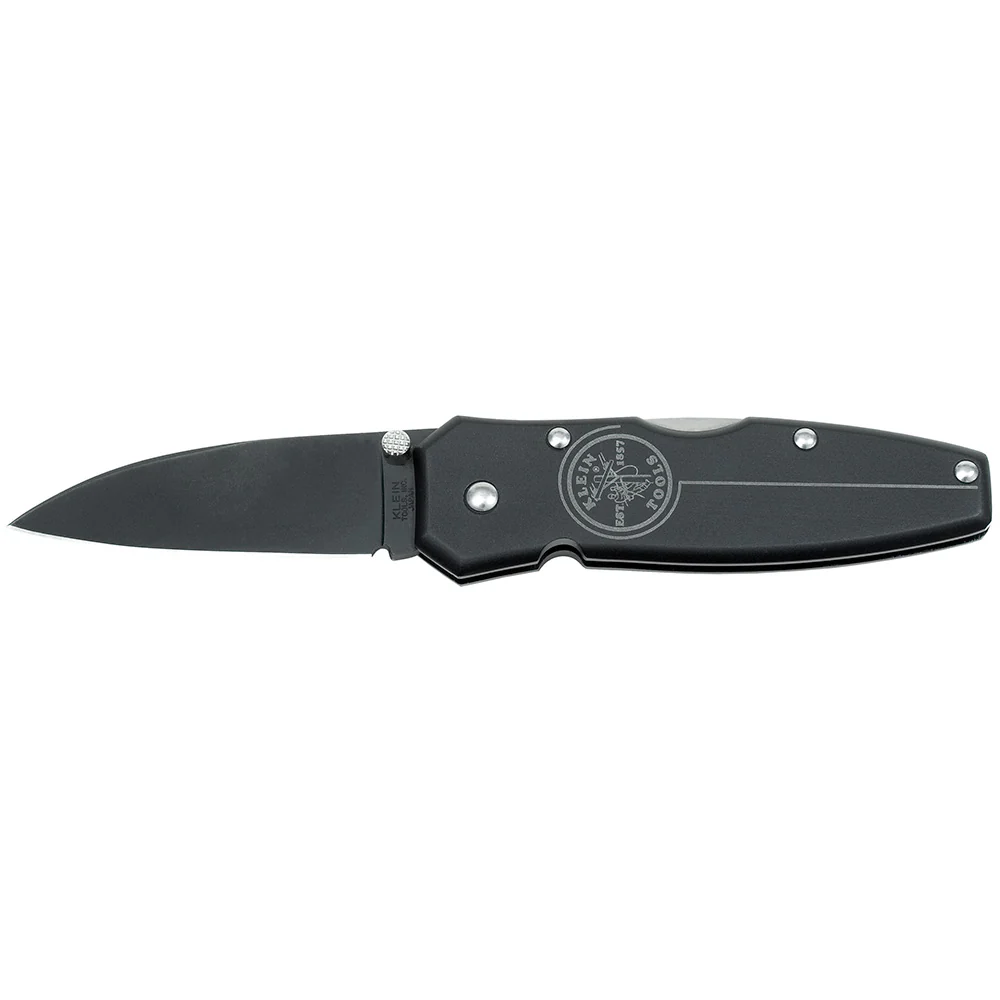 Klein Tools 44000-BLK Black Lightweight Lockback Knife 2-1/4