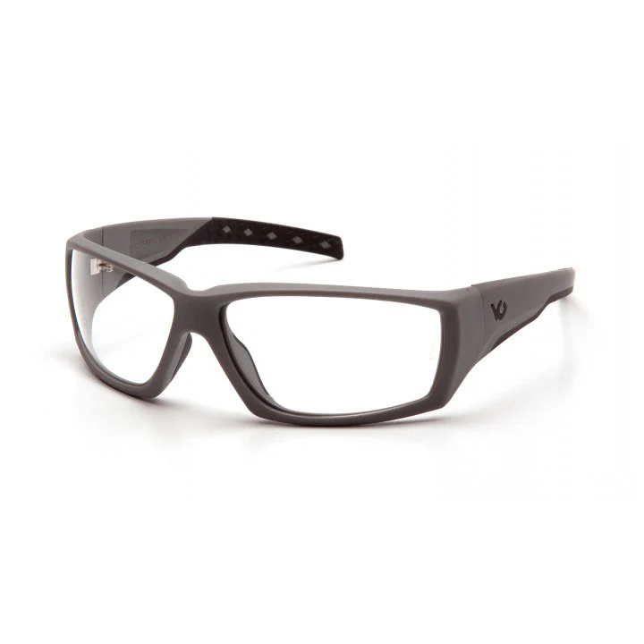 Pyramex VGSUG710T Tactical - Overwatch - Clear H2X Anti-Fog Lens Safety Glasses with Urban Gray Frame - Mactool Shop